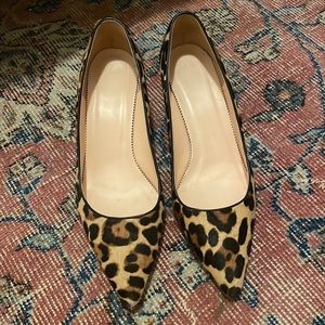 JCrew leopard heels